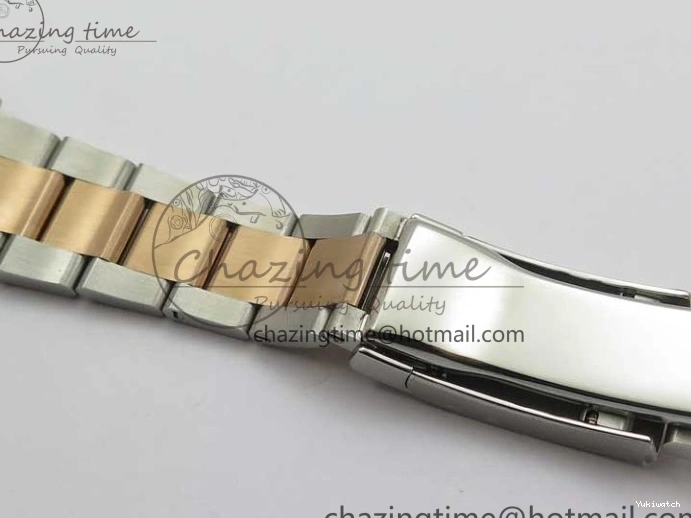 126281 Bracelet BP Gray DateJust Oyster 1:1 Best on Edition Maker RG SS 36 Roman Dial 0417